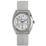 FREESTYLE Tabu Womens Silver-tone watch with Silver Dial and Clear Silcone Strap. Model: FR20322