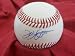 Michael Barrett Autographed ROLB Baseball, Toronto Blue Jays, Chicago Cubs, San Diego Padres, Proof Photo of Michael Signing for Us.