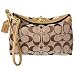 Coach Capacity Wristlet Bag Purse Case for IPOD 41182 Camel Patent