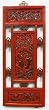 Antique Chinese Carved Wooden Window Frame - Architectural Salvage Wall D&eacute;cor Art - 31"H