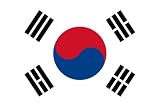ASIAN REPUBLIC SOUTH KOREA TAEGEUKGI 4 TRIGRAMS FLAG