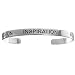 Sterling Silver Passion Inspiration Bliss Cuff Bracelet