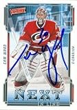 Cam Ward Autographed/Hand Signed Hockey Card (Carolina Hurricanes) 2006 UD Victory #NL13