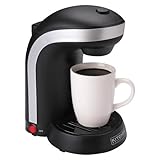 Kitchen Selectives Single Serve Drip Coffee Maker - Black (1 Cup)