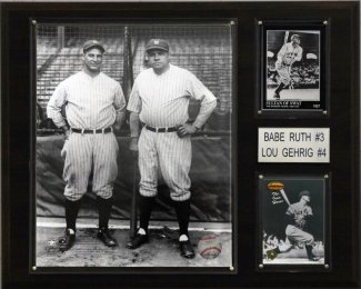 New York Yankees Babe Ruth and Lou Gehrig 12