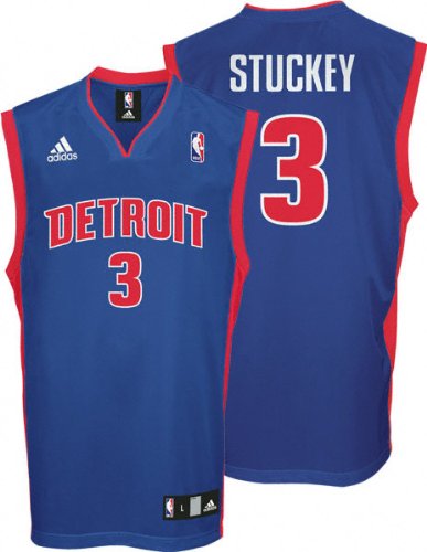 Rodney Stuckey Detroit Pistons Blue Replica adidas NBA Jersey