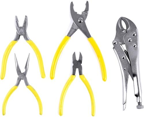 Stalwart 75-TP3705 Hawk Quality General Purpose Pliers Set, 5-Pc.