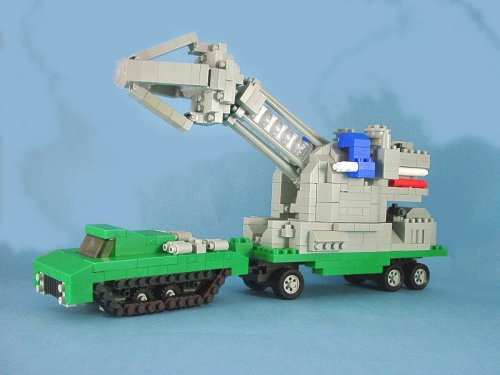 ダイヤブロック 浪曼堂ハイインパクトシリーズ 66式メーサー殺獣光線車