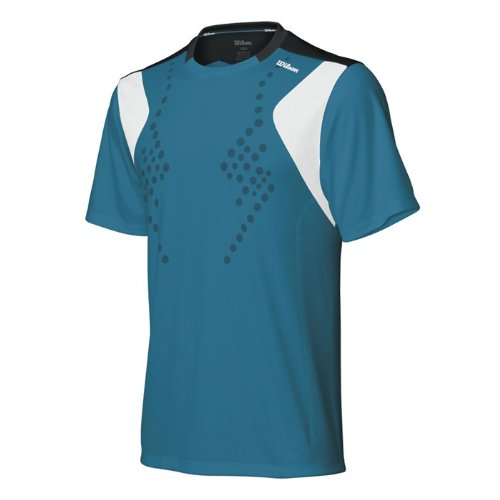 Wilson Herren Shirt Blow Away Crew, white/black, xxl, wra141905xx Preisvergleich