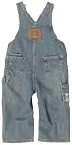 Levi's Baby-boys Infant 0766 Overalls, Clean Crosshatch, 24 Months