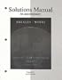 Solutions Manual to accompany Principles of Corporate Finance