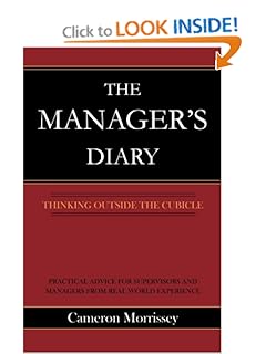 The Manager's Diary: Thinking Outside the Cubicle NOW AVAILABLE