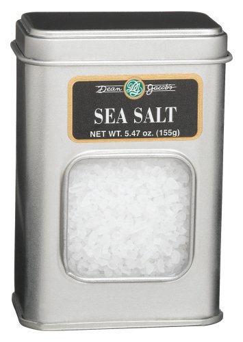 Dean Jacobs Coarse Sea Salt , 5.47-Ounce Tins (Pack of 6) by Dean Jacobs