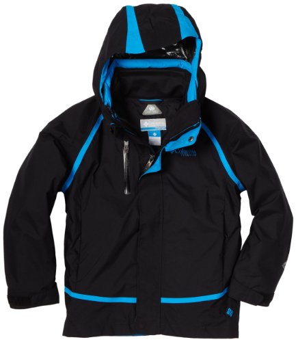 Columbia Boys 8-20 Bugaboo Tech Parka, Black, 14/16