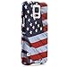 Fosmon MATT-DESIGN Rubberized Protective Hard Case for Samsung Galaxy S5 - Retail Packaging (American Flag)