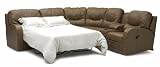Perth Leather Sectional with Sofa Bed from Palliser