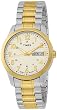 Timex Men's Elevated Classics T2M935 Silver Stainless-Steel Quartz Watch with Beige Dial