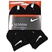 Nike Kids 6 Pack Quarter Cut Socks with Swoosh Logo (6 Pairs)
