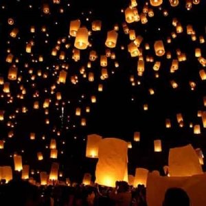 1pc White Sky Lanterns by 