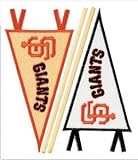 MLB San Francisco Giants Embroidered Pennant Stickers