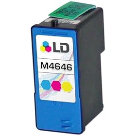 Remanufactured Replacement for Dell High Yield Color (M4646) R5974 (Series 5) Inkjet Cartridge. by LD Products