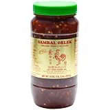 Huy Fong Sambal Oelek Sauce - Fresh Ground Chili Paste, 18 Ounce Bottle