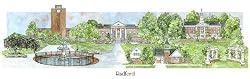 Radford University - Collegiate Scenes - 9 x 18 Inch