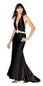 Langes funkelndes Neckholder Abendkleid, Farbe schwarz von Astrapahl