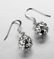 Autograph Pave Ball Diamanté Earrings Made With CRYSTALLIZED™ - Swarovski Elements
