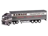 Review Corgi CC13217 / Diecast Model DAF XF SP Curtainside (Ramage Transport) in Grey (1:50 scale)
