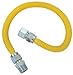 Plumb Shop Brasscraft CSSC21-48P Stainless Steel Gas Range Connector, 48-Inch