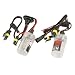 Amico 2 Pcs Vehicles H1 8000K 35W Cold White Light HID Xenon Head Lamp