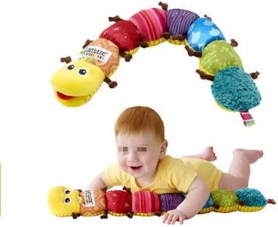Taoys Plush Toys with Music Baby Toy Music stuffed animal Music Worm Caterpillar Large Soft Toy Musical Face Inchworm Baby Early Develop Toy About 60cm