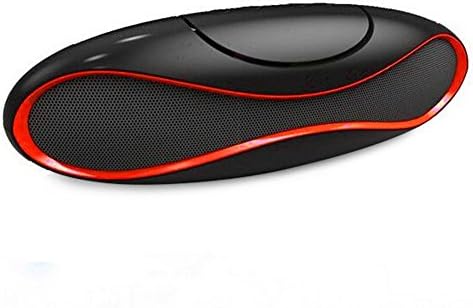 Rugby Shape Portable Bluetooth Wireless Sport Speaker Working for HTC iPhone Ipad Samsung Tablet Pc Laptop and More Bluetooth Enabled Devices (Black)