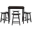 Medford 5-pc. Counter Height Set - Black