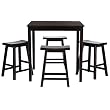 Medford 5-pc. Counter Height Set - Black