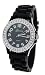 Geneva Women's Silicone Designer Watch with Baguette Stones Bezel
