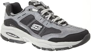 Skechers Sport Men's Vigor 2.0 Oxford,Charcoal/Black,10 M US