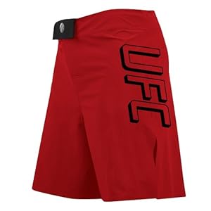UFC Men's Submission Training Shorts, Red, 34