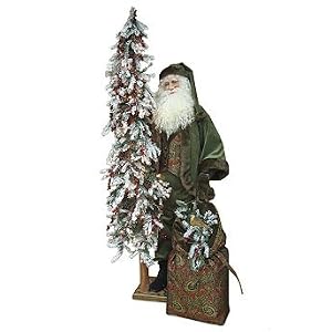 Nature's Own Father Christmas Santa - Frontgate Christmas Santa - Christmas Decorations