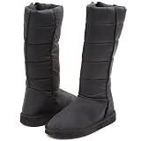 Bamboo Franky12 Mid-Calf Boots 6 Black