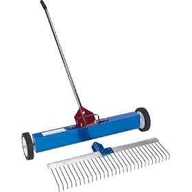 AMK Manufacturing Rolling Magnetic Sweeper Rake Attachment - For Item# 1501682