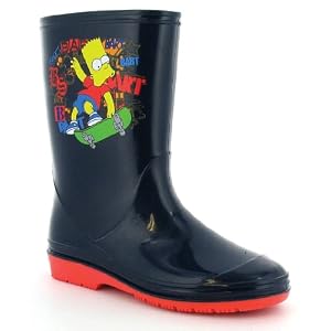 The Simpsons boys wellies