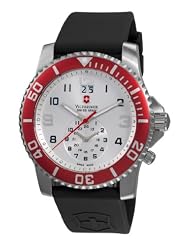Victorinox Swiss Army Men's 241177 Maverick II Dual Time Silver Dial Watch