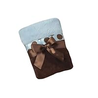 Bearington Baby - Posh Dots Security Blanket (Blue)