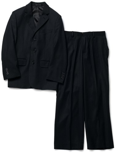Calvin Klein Boys 8-20 Navy Pinstripe Suit (2Pc)
