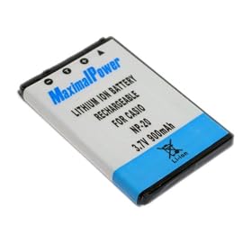 Click here to buy Maximal Power DB CAS NP-20 Replacement Battery for Casio Camera Camcorder (Black) by Maximal Power.