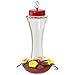 Audubon NA35231 Glass Hummingbird Feeder, 16-Ounce
