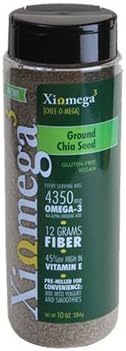 Xiomega3 Ground Chia Seed - Vegan - 10 oz