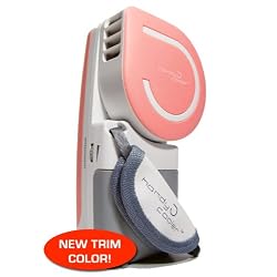 Handy Cooler - World's first Evaporative Personal Air Cooler / Cooling Fan that is hand held! (Battery-operatable) PINK TRIM v2.0